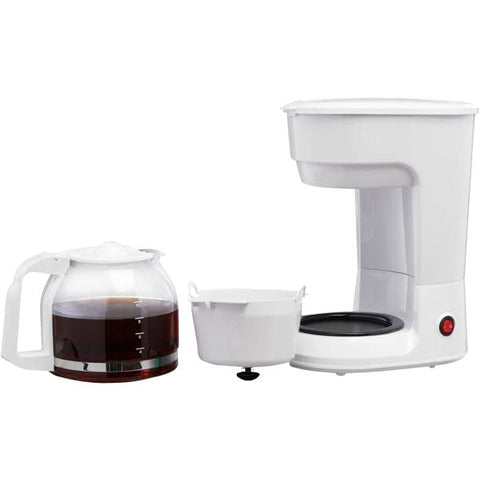 DAYUM White 12 Cup Drip Coffee Maker