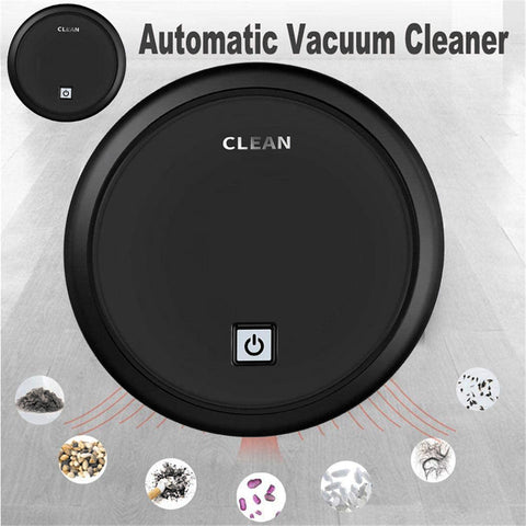 3-in-1 Robot Vacuum Cleaner 1800Pa Multifunctional Smart Floor Cleaner USB Rechargeable Dry Wet Sweeping Vacuum Cleaner