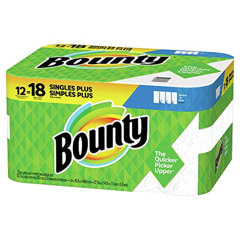 Bounty Select-A-Size Paper Towel, 83 Count (Pack of 12), White 996