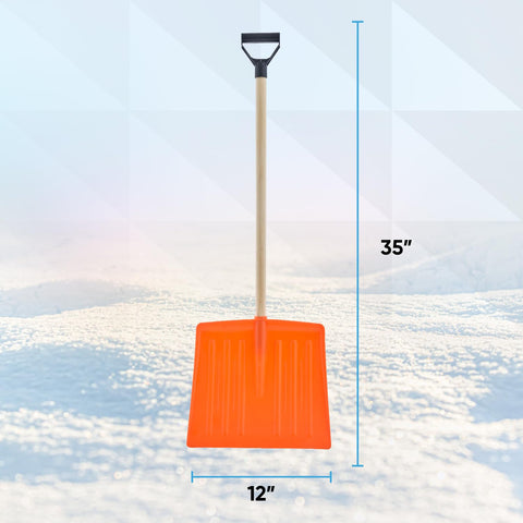 Superio 270 Kids Snow Shovel with Wooden Handle